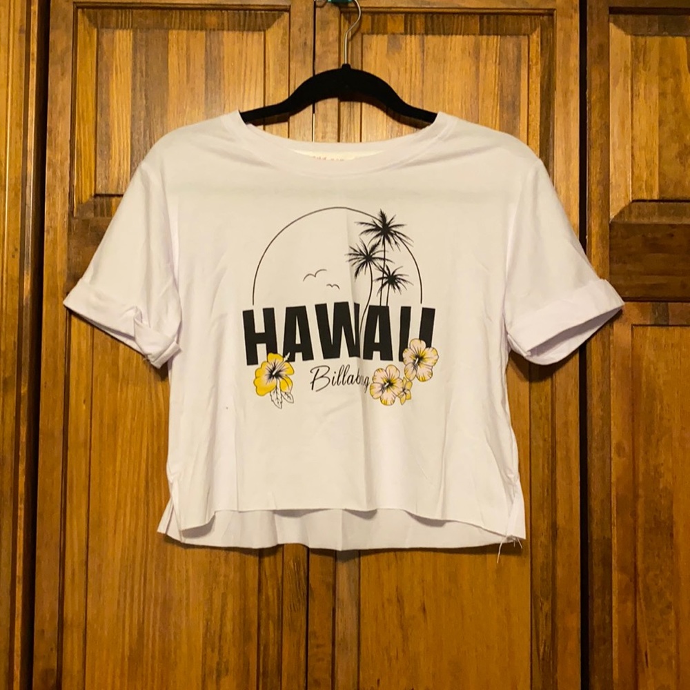 Hawaii Billabong cropped tee